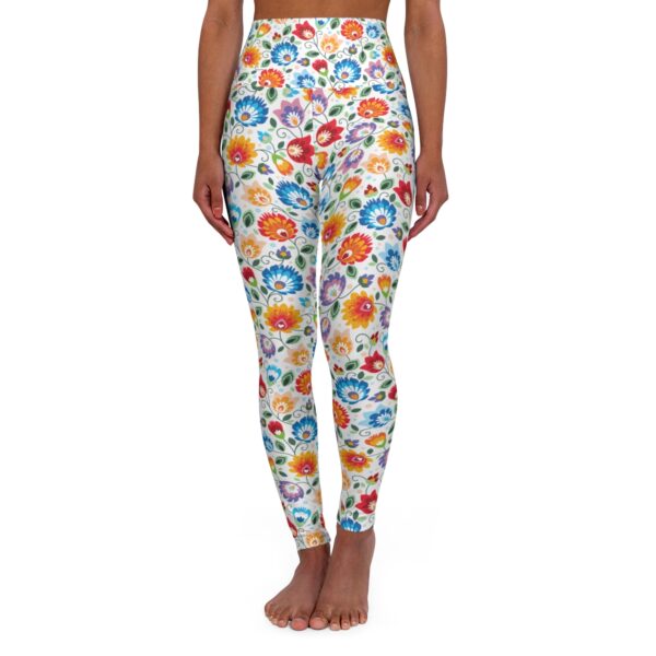 Folk High Waisted Yoga Leggings - Image 2