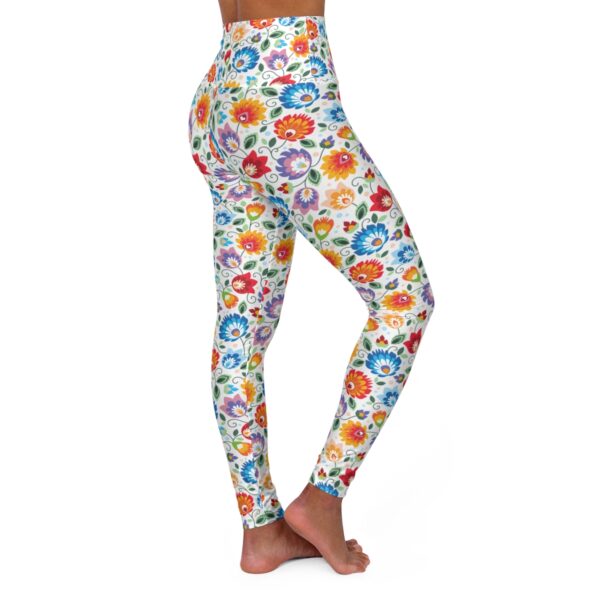 Folk High Waisted Yoga Leggings - Image 4
